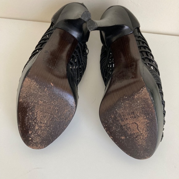 Stuart Weitzman open toe booties - Picture 5 of 7